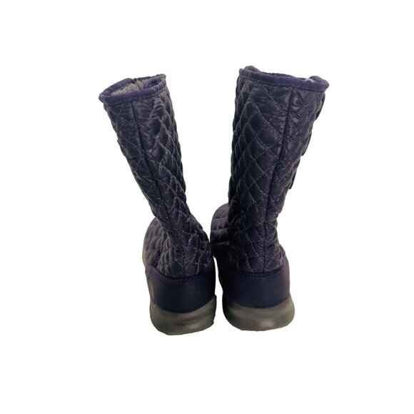 The North Face Thermoball Women Quilted Insulated Winter Boots Size 7 Purple - Picture 4 of 13